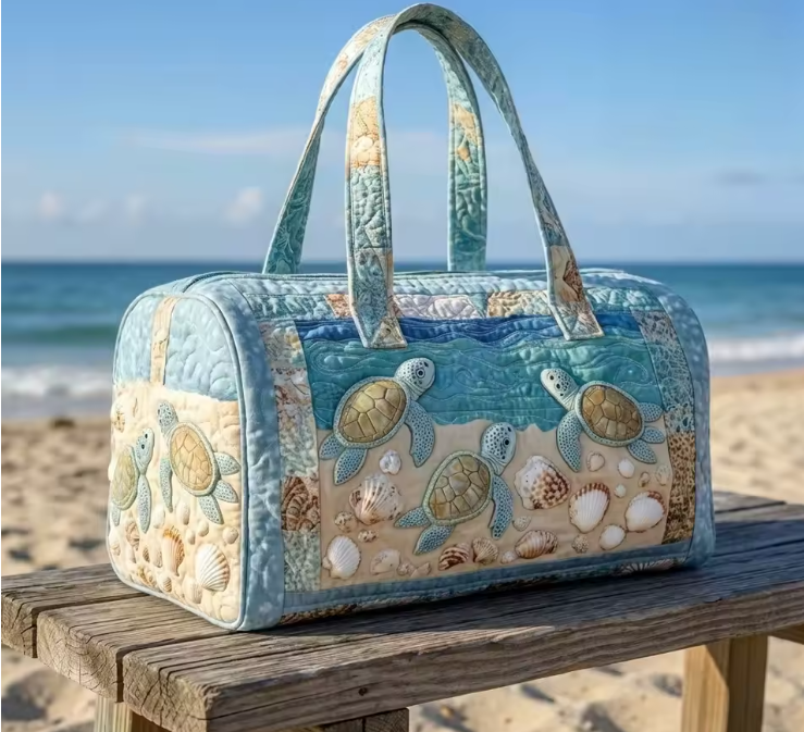 Ocean Turtle Tote Bags