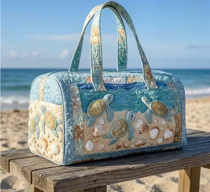 Ocean Turtle Tote Bags